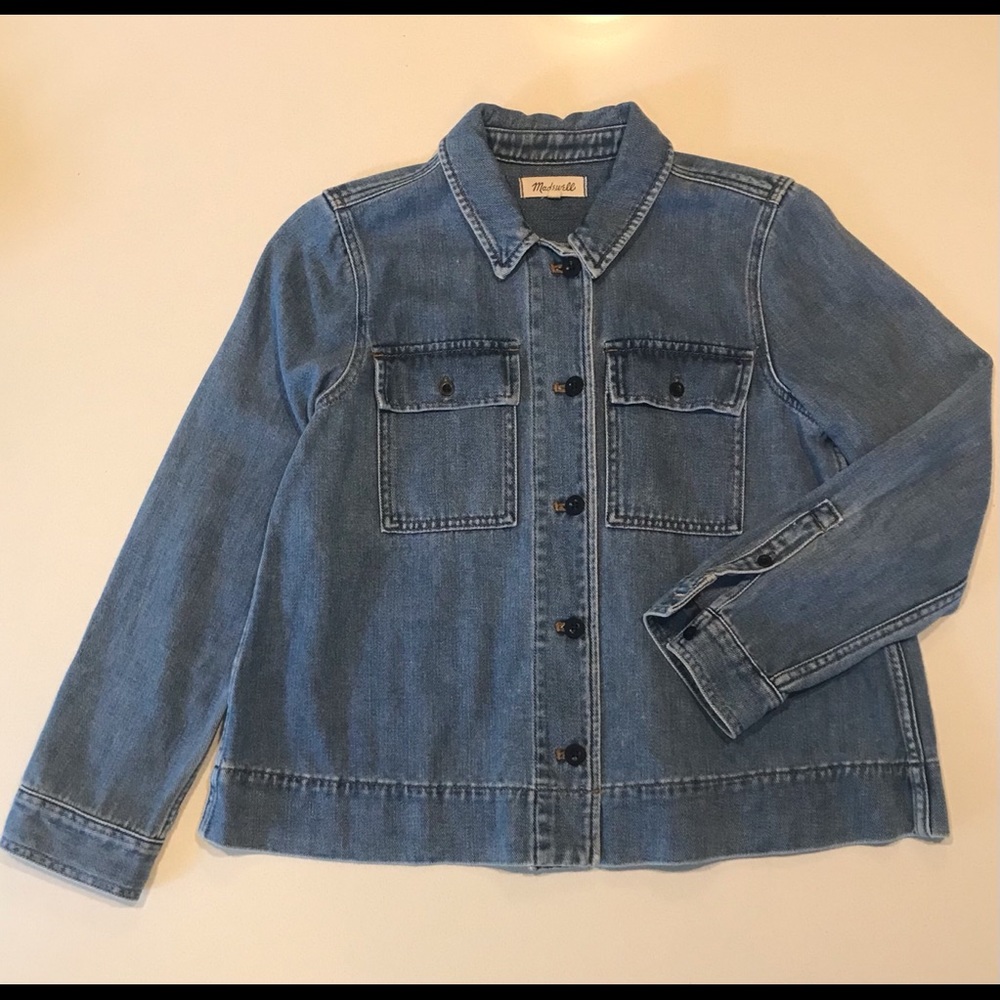 Madewell Denim Jean Jacket: chore coat, swing coat
